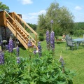 The gardens at Maison Lannet